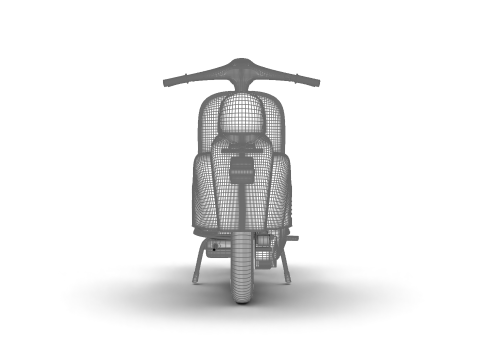 Vespa 125 ET3 1967 3D Model