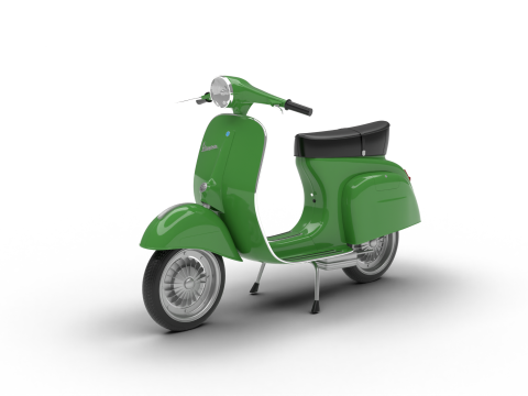 Vespa 125 ET3 1967 3D Модель