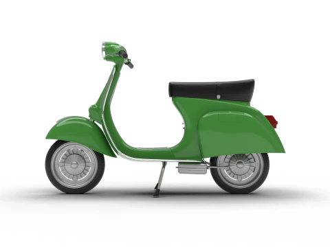 Vespa 125 ET3 1967 3D Model