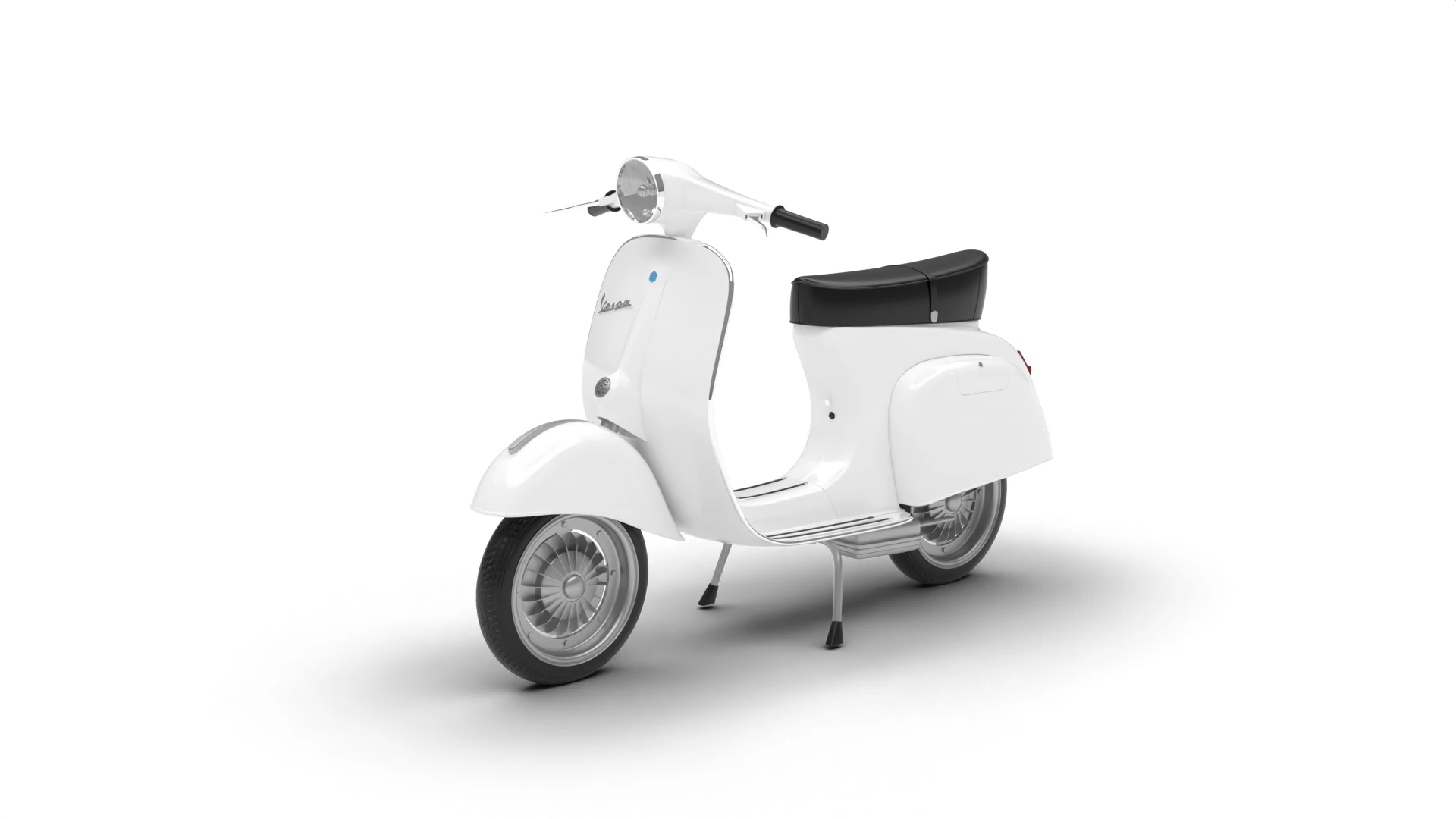 Vespa 125 ET3 1967 3D Model .c4d .max .obj .3ds .fbx .stl .blend