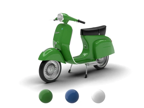 Vespa 125 ET3 1967 3D Model