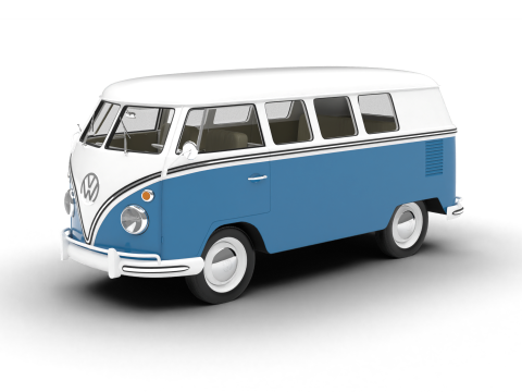 Volkswagen T1 Combi 1950 3D मॉडल
