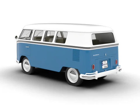 Volkswagen T1 Combi 1950 3D Model