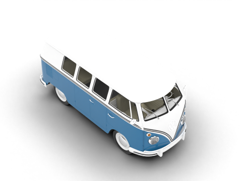 Volkswagen T1 Combi 1950 Modelo 3D