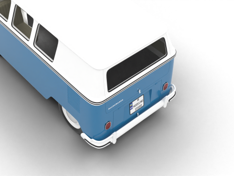 Volkswagen T1 Combi 1950 Modelo 3D