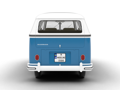Volkswagen T1 Combi 1950 Modelo 3D