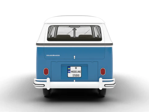 Volkswagen T1 Combi 1950 3D Model