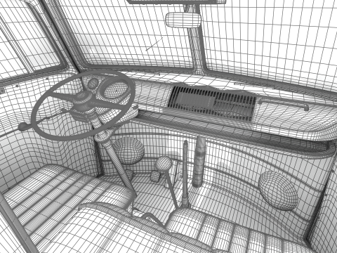 Volkswagen T1 Combi 1950 Modelo 3D