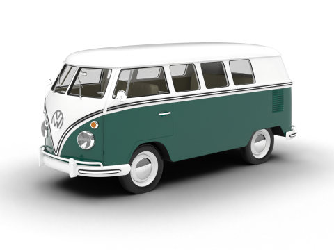 Volkswagen T1 Combi 1950 3D मॉडल