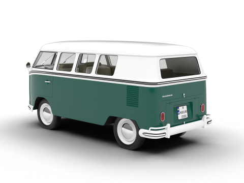 Volkswagen T1 Combi 1950 Modelo 3D