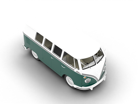 Volkswagen T1 Combi 1950 Modelo 3D