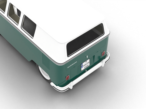 Volkswagen T1 Combi 1950 Modelo 3D