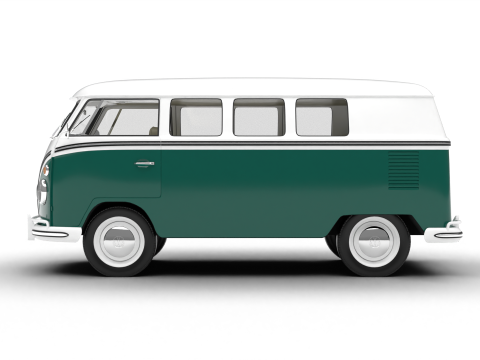 Volkswagen T1 Combi 1950 Modelo 3D