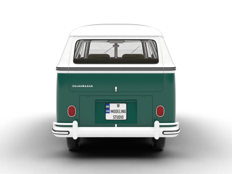 Volkswagen T1 Combi 1950 Modelo 3D