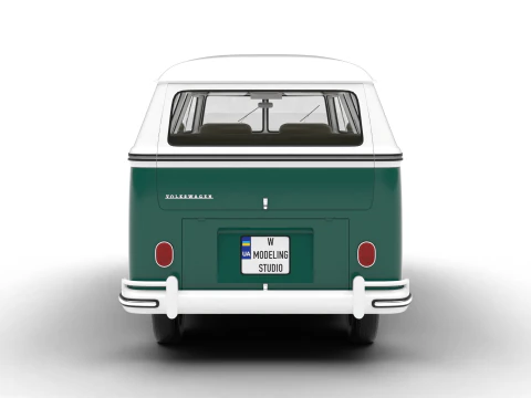 Volkswagen T1 Combi 1950 3D Model