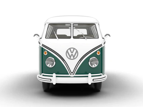 Volkswagen T1 Combi 1950 3D Model