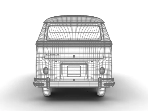 Volkswagen T1 Combi 1950 3D Model