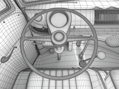 Volkswagen T1 Combi 1950 Modelo 3D
