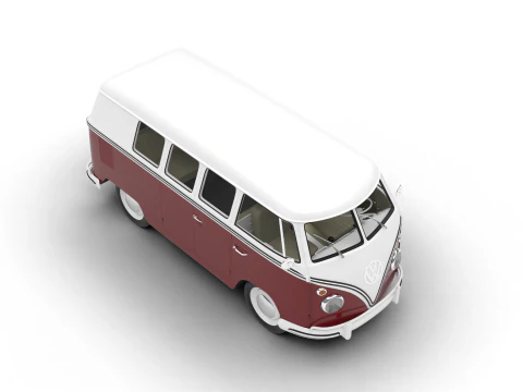 Volkswagen T1 Combi 1950 3D Model