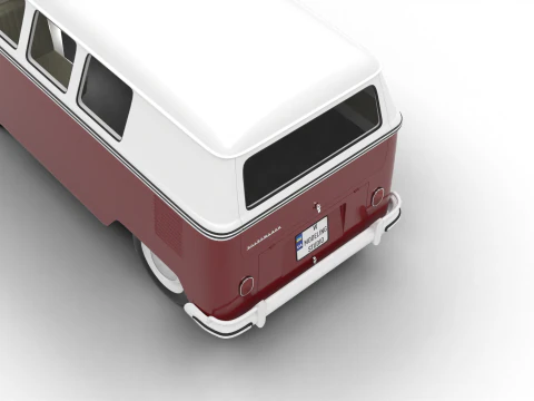 Volkswagen T1 Combi 1950 3D Model