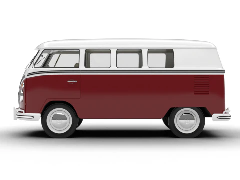 Volkswagen T1 Combi 1950 3D Model