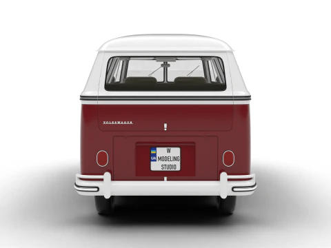 Volkswagen T1 Combi 1950 3D Model