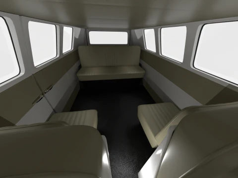 Volkswagen T1 Combi 1950 3D Model