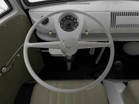 Volkswagen T1 Combi 1950 3D Model