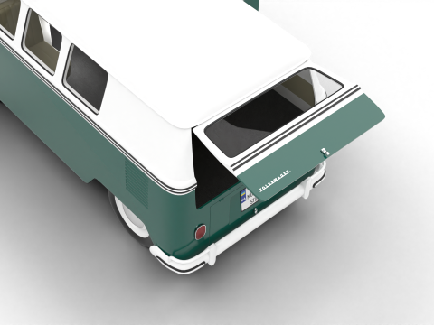 Volkswagen T1 Combi 1950 HQ Modelo 3D