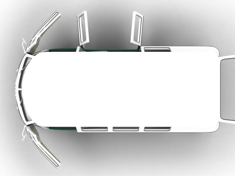 Volkswagen T1 Combi 1950 HQ Modelo 3D