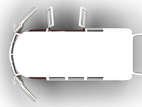 Volkswagen T1 Combi 1950 HQ 3D Model
