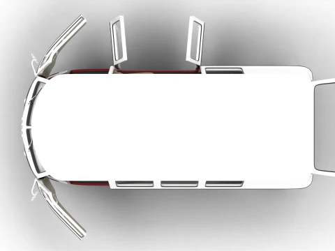 Volkswagen T1 Combi 1950 HQ 3D Model