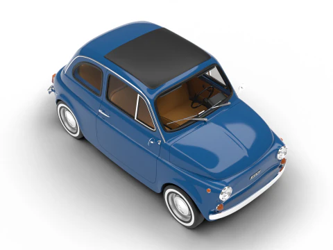 Фиат 500Л 1969г. 3D Модель