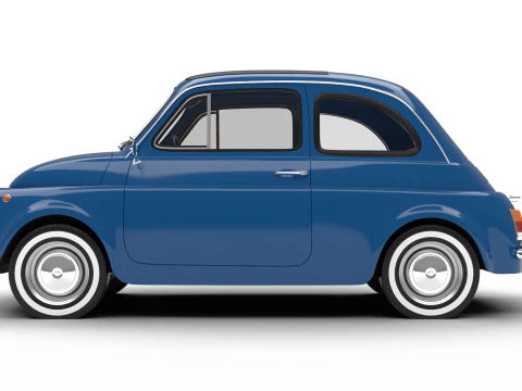 Фиат 500Л 1969г. 3D Модель