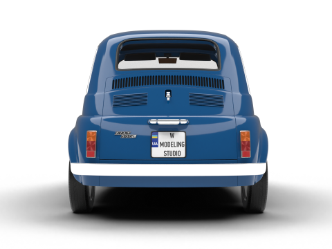 Fiat 500L 1969 3D 模型