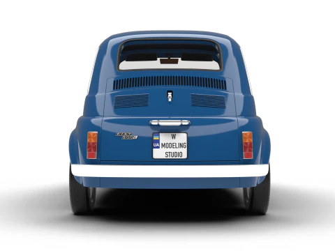 Фиат 500Л 1969г. 3D Модель