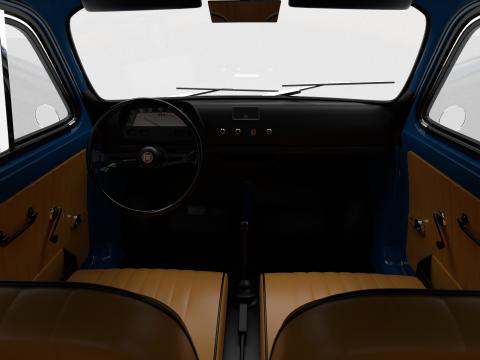 Fiat 500L 1969 3D 模型