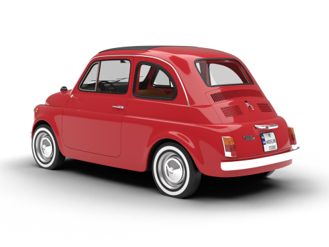 Fiat 500L 1969 Model 3D