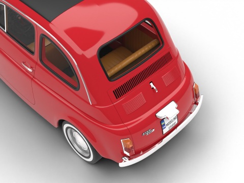 Fiat 500L 1969 Model 3D