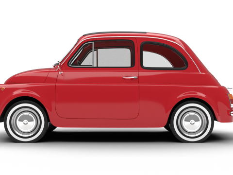 Fiat 500L 1969 Model 3D