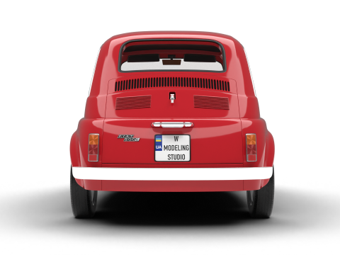 Fiat 500L 1969 Model 3D
