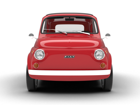 Fiat 500L 1969 Model 3D