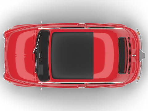 Fiat 500L 1969 Model 3D