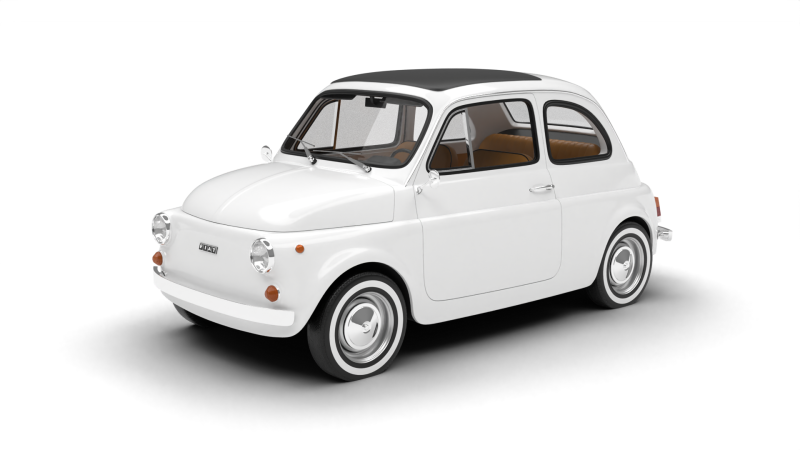 Fiat 500L 1969 3D 모델 .c4d .max .obj .3ds .fbx .stl .blend