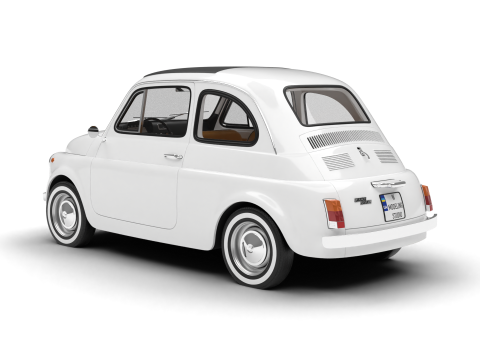 Fiat 500L 1969 3D 모델