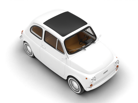 Fiat 500L 1969 3D 모델
