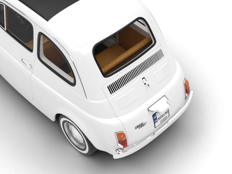 Fiat 500L 1969 3D 모델