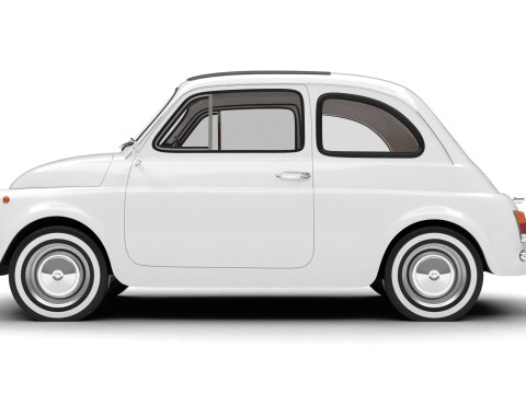 Fiat 500L 1969 3D 모델
