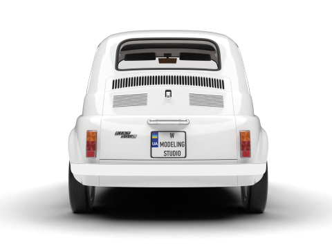 Fiat 500L 1969 3D 모델