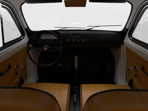 Fiat 500L 1969 3D 모델